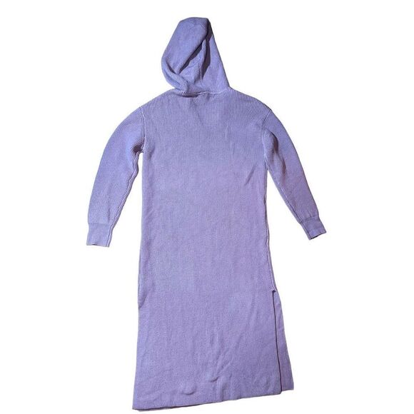 Free People Beach Claudia Sweater Knit Hooded Dress in Dusty Rose Sz S - Picture 4 of 11